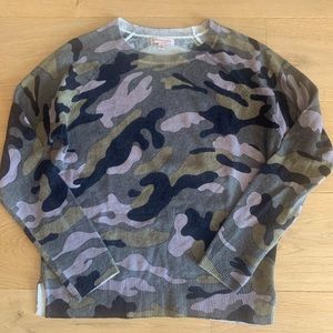 Philosophy Cashmere Camo Print Sweater